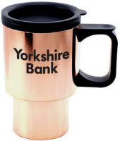 Travel Mugs: 14oz Grand Bronze Travel Mugs
